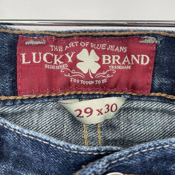 Lucky‎ Brand Men's 361 Vintage Straight 29/30 Jeans Dark Wash. - Picture 6 of 10